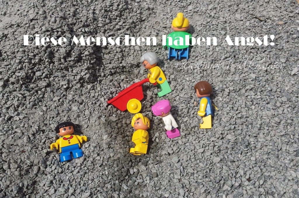 Diese Menschen haben Angst #‎1000malWillkommen‬
