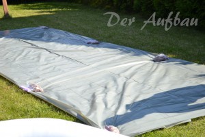 Wasserrutsche Ferienspaß 03 Aufbau
