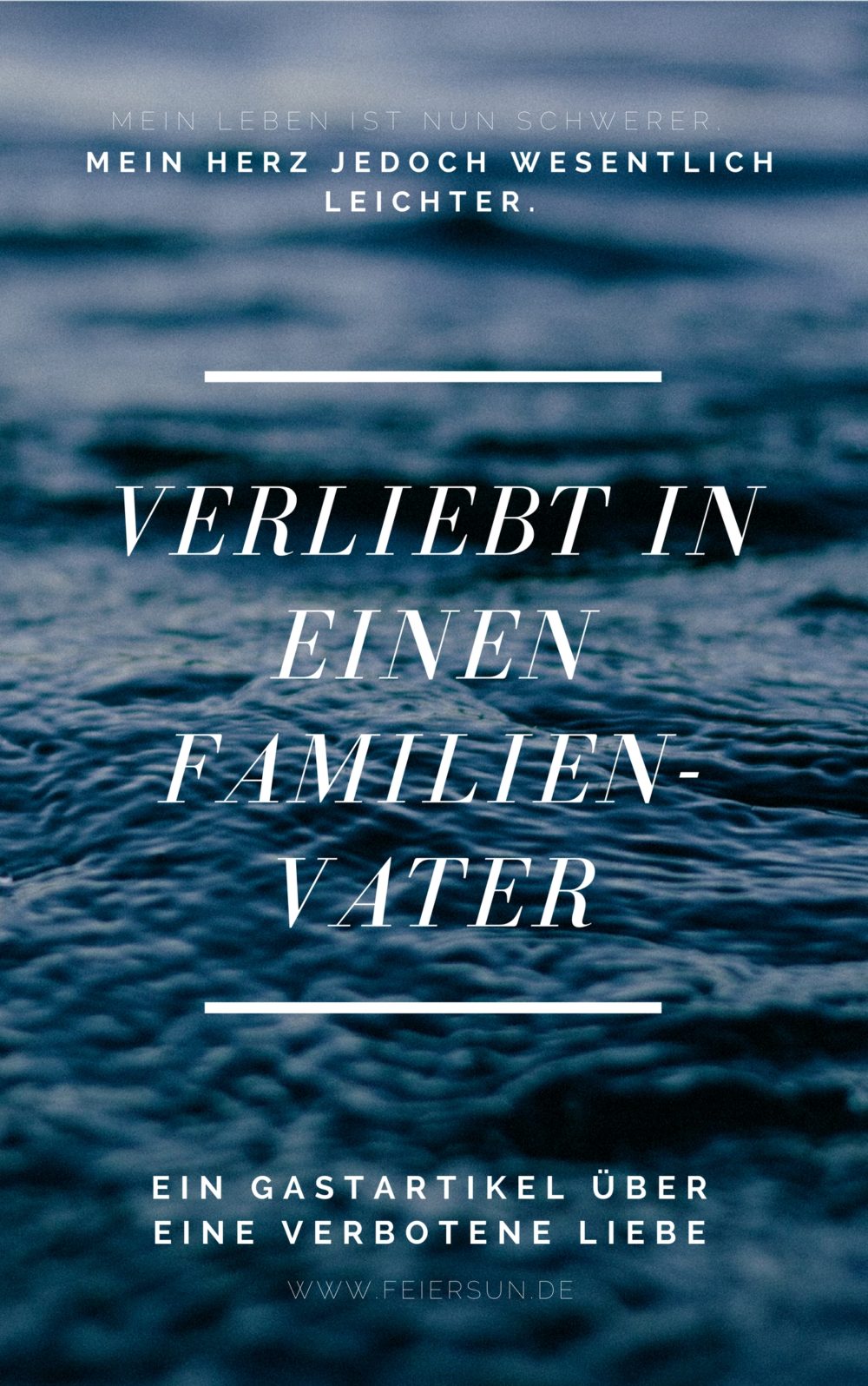 Verliebt in einen vergebenen Mann. Das ist keine einfache Geschichte, denn niemand möchte eine Familie zerstören. Ein Tabuthema und doch sagt diese Frau: Ich bin verliebt in einen Familienvater und erzählt von ihrer Verbotenen Liebe | #feierSun #verboteneLiebe #Beziehung #Liebe #Familie #verboten