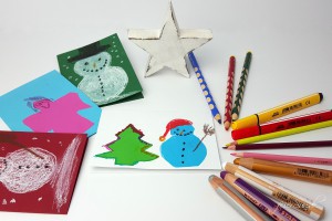 Handgemacht - Weihnachtskarten Titel