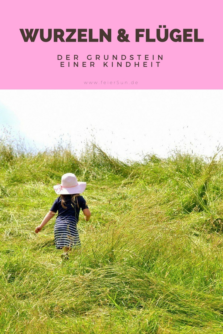 Wurzeln und Flügel - sinnbildlich sind das die beiden wichtigsten Dinge, die Eltern ihren Kindern mitgeben können. Wurzeln und Flügel zu geben ist das einfachste und zugleich schwerste an der Elternschaft. Es ist mit die wichtigste Säule dessen, was ich - was wir - unseren Kindern für das Leben mit geben wollen. Zwischen Wurzeln und Flügeln liegt unser Familienleben. | #feierSun #feierSunFamily #Wuzeln #Flügel #Kindheit #Erziehung #Beziehung #LebenmitKindern #Kindheitsleben 