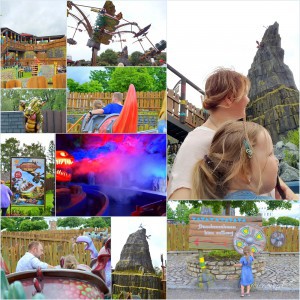 Ein Familientag im Freizeitpark - im Heide Park Soltau tankt meine Familie neue Power für den Alltag - Motte voraus hier sind wir bei Drachenzähmen - Die Insel