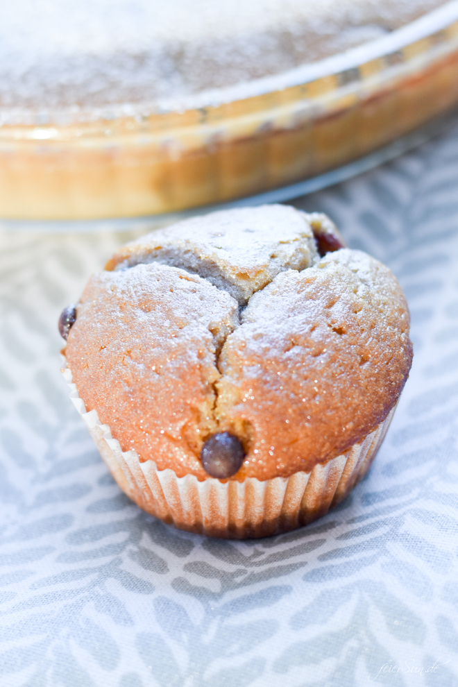 Kirschkuchen aus dem Himmel. Denn im Himmel muss es Kuchen geben. Ein super einfaches Grund-Rezept für jeden Obstkuchen und Muffins.