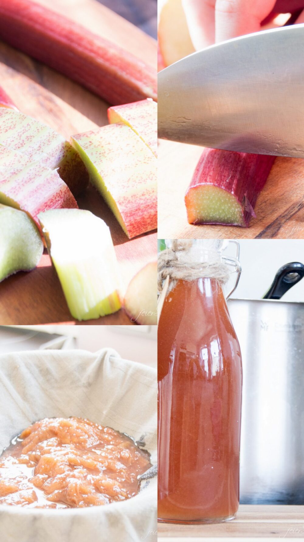 Ein fruchtig-süß-herber Drink in der Hand und schon fühlt es sich nach Sommer an. Rhabarber-Schorle scheint das Sommer-Getränk des Jahres zu sein, aber wir machen den Rhabarbersirup lieber selber. Mein Rezept für schnellen & einfachen Rhabarbersirup.
