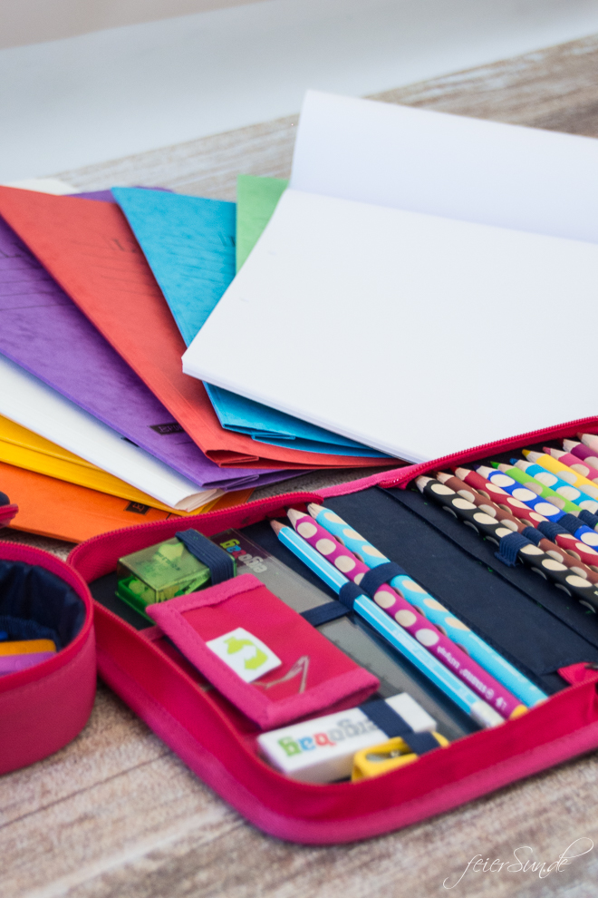 feierSun.de zeigt heute die ultimative Materialliste für die Einschulung. Inklusive Printable zum Ausdrucken und einkaufen. auf feiereSun.de I Familienleben - Lifestyle - Herz - Arbeitsmittel