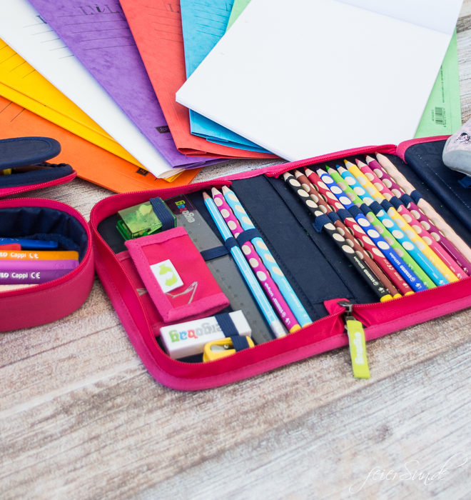 feierSun.de zeigt heute die ultimative Materialliste für die Einschulung. Inklusive Printable zum Ausdrucken und einkaufen. auf feiereSun.de I Familienleben - Lifestyle - Herz - Federmappe