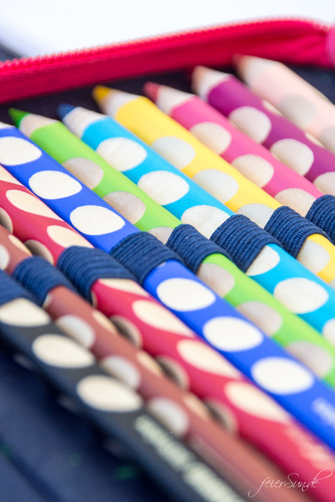 feierSun.de zeigt heute die ultimative Materialliste für die Einschulung. Inklusive Printable zum Ausdrucken und einkaufen. auf feiereSun.de I Familienleben - Lifestyle - Herz - Linkshaenderstifte von Stabilo