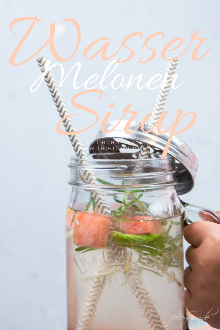 JesS zeigt heute auf feierSun.de wie Du ganz einfach aus Gemüse einen Sirup selber machen kannst. Das Rezept für Wassermelonen-Sirup macht die Wassermelone trinkbar. feierSun.de I Familienleben I Lifestyle I Herz