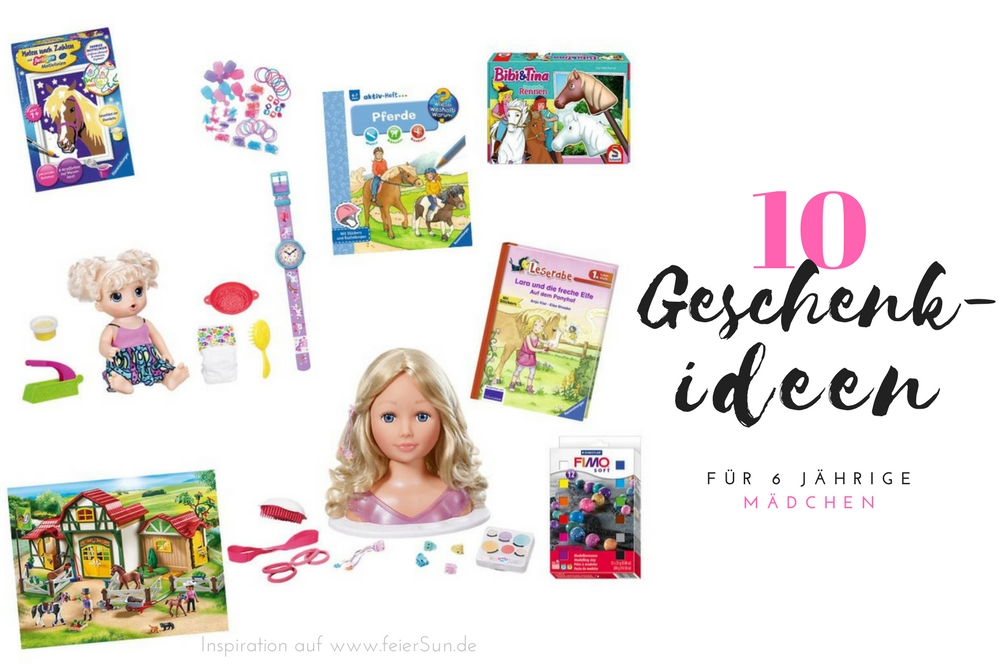 Inspiration // 10 Geschenkideen für 6 jährige hab ich heute gemeinsam mit meiner Tochter als Wunschzettel für Weihnachten zusammengetragen. Geschenktipps für Geschenke für den Wunschzettel zu Weihnachten auf feierSun.de