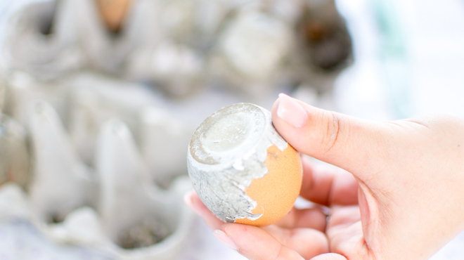 Moderne Osterdekoration aus Beton: Betoneier als ausgefallen Dekoration für den Frühling und Ostern. Basteln mit Beton ist ganz einfach und macht Freude. Osterdekoration einfach selber machen. Für Ostern basteln mit Kindern. Osterbasteln. Basteln für Ostern. Ostergeschenk. DIY Bastelanleitung. DiY | #feierSun #feierSunDiY #basteln #Ostern #Frühling #Springdeko #Spring #Beton Anleitung pellen