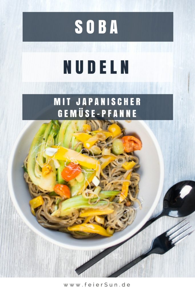 Lecker und gesund, praktisch und schnell - das sind Gerichte die in jeden Haushalt passen. Sobanudeln mit japanischer Gemüse-Pfanne sind ein leckeres Rezept welche sich auch zum Vorkochen eignet. Es ist ballaststoffreich und nicht nur vegetarisch, sondern auch vegan und somit laktosefrei. Step by Step zeige ich dir im Video wie du dieses leckere Gericht schnell und einfach auf den Tisch zauberst. #feierSun #feierSunFood #kochen #gesund #lecker #rezept #schnell #einfach #Nudeln #asiatisch #japanisch #vegan #pakchoi #laktosefrei #sojasosse #kokosmilch #gesundeKüche #healthy #StepbyStep #Video