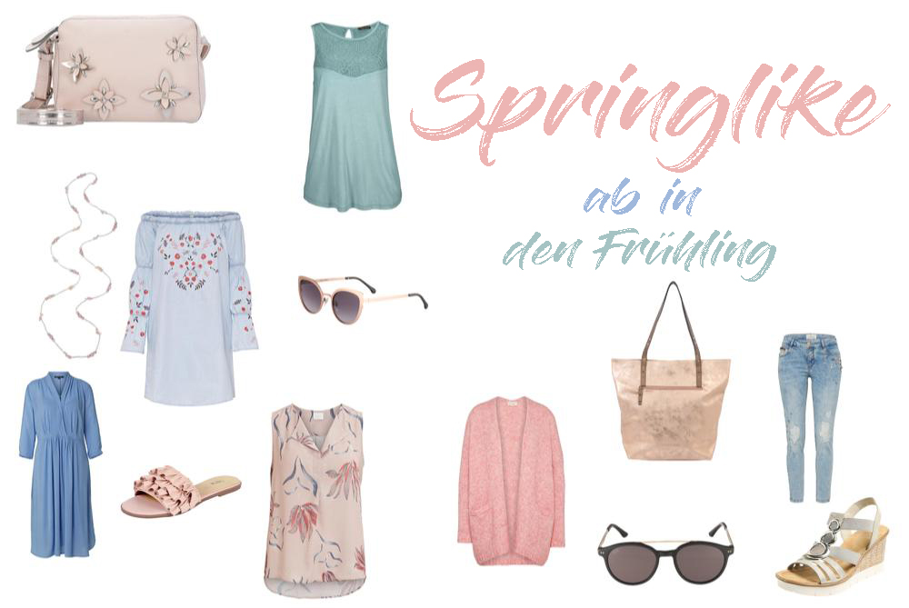 Frühjahrstrends 2018 eine Auswahl an Damenmode für den Frühling 2018