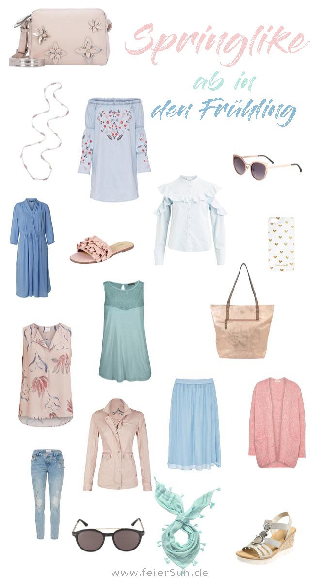 Frühjahrstrends 2018 eine Auswahl an Damenmode für den Frühling 2018 inklusive einem Rabatt für About You