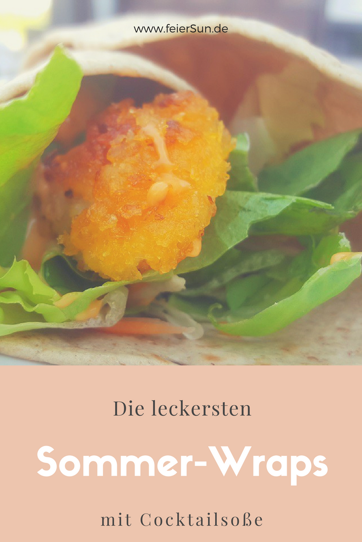 Sommer-Wraps mit Cocktailsoße ein leckeres Sommer - Rezept mit free Printable zum Ausdrucken. Leichte Wraps, leichte Kost, low carp für den Sommer. Im Sommer mögen wir leichte Kost. Unser Rezept für Sommer-Wraps ist ganz besonders leicht, einfach und schnell. Mit free Printable | #feierSun #feierSunFood #Foodlove #FoodArt #Sommer #SummerWraps #summerFood