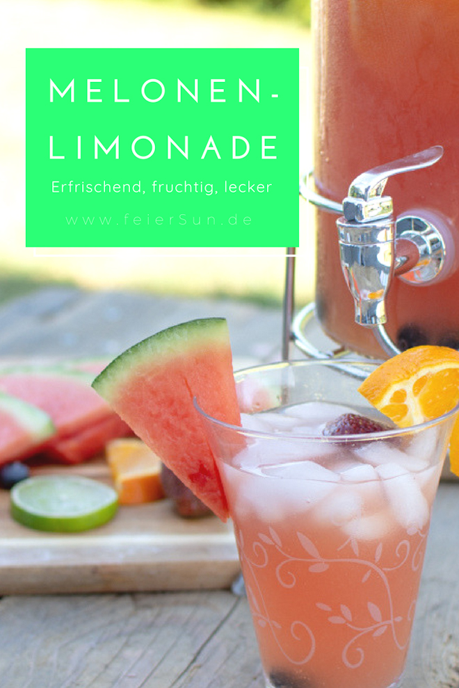Wassermelonen Limonade selber machen. Leckere Rezept. Ideen für den Sommer. Ideen mit Wasssermelone: Wassermelonen-Limonade ohne Zucke. Perfekte Ideen für Sommer Rezepte Erfrischung pur - leckere Limo. #feierSun #Melonenlimonade. #wassermelone #rezepte #wassermelonenlimonade #mocktail