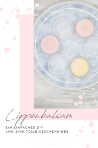 Eine enfache und schnelle Lippenpflege im Handumdrehen selber gemacht. vollkommen natürliches DIY für einen Lippenbalsam. Das perfekte Geschenk für jedermann. Natürlich, nachhaltig und vegan. | #feierSun #diy #geschenk