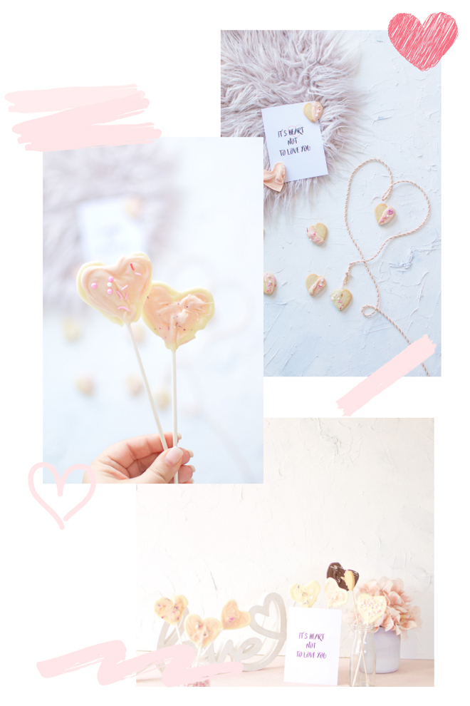 Schokoliebe | Ein Herz aus Schokolade ist eine tolle Aufmerksamkeit. Nicht nur zum Muttertag oder Valentinstag schmecken Schoko-Herzen am Stiel Geschenktipp zum Muttertag. Schokolade am Stiel. Muttertagsgeschenk - Schokoherzen. Leckere Schokolade. Vegan. VOllmilch. Weiße Schokolade. Streusel. SuperStreusel. Super geschenkidee. Blit DiY | #feierSun #feierSunFood #feierSunDiY