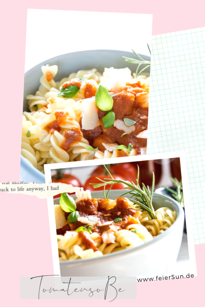 Die leckerste Tomatensauce der Welt selber und sogar haltbar machen? Ich zeige Dir wie das geht. Tomatensoße auf frischen Tomaten. Denn schnell muss nicht immer ungesund sein. // (M)ein super einfaches #Rezept auf #feierSun