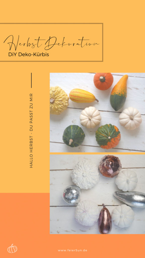 Hallo Herbst | Blitzschnell herbstlich stilvolle Tischdeko herstellen: DIY Kürbis Kunst | mit Sprühfarben (kupfer, weiß, rosa Dekokürbisse besprühen. DiY Herbst Dekoration

DIY Kürbis Kunst #kürbisdeko #herbstdeko #kürbissebesprühen #DIY 