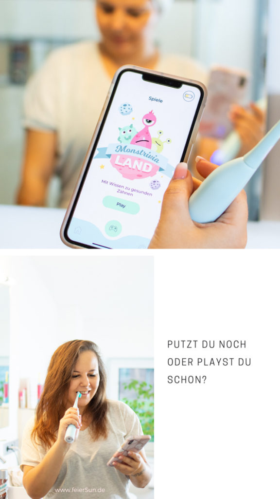Let's play mit der Playbrush Smart OnePlaybrush Smart One ist deine stylische & intelligente Schallzahnbürste und mein Zahnputz-Coach. Putze mit Playbrush, interaktiven Apps & smarten Services. Coach, Spiele, Versicherung, Bürstenkopf-Lieferungen, Pers. Feedback. Bessere Mundhygiene. Individuelles Starter-Set. Die Smart One überzeugt mit smarten Funktionen | #feierSun  #PlaybrushSmartOne #Playbrush #PlaybrushApp #zahnversicherung