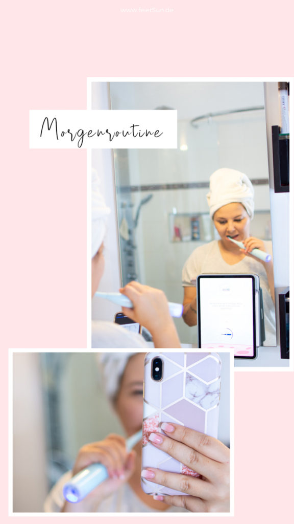 Meine Morgenroutine mit der Playbrush Smart OnePlaybrush Smart One ist deine stylische & intelligente Schallzahnbürste und mein Zahnputz-Coach. Putze mit Playbrush, interaktiven Apps & smarten Services. Coach, Spiele, Versicherung, Bürstenkopf-Lieferungen, Pers. Feedback. Bessere Mundhygiene. Individuelles Starter-Set. Die Smart One überzeugt mit smarten Funktionen | #feierSun  #PlaybrushSmartOne #Playbrush #PlaybrushApp #zahnversicherung