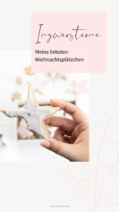 Smarte Plätzchen backen: Ingwersterne aus der Prep&Cook | Ein gesundes ausgefallenes Weihnachtsgebäck für Erwachsene. Vegane Ingwersterne schmecken klein und groß. #feierSun #PrepandCook #gesunderezepte #feierSunFood #veganbacken