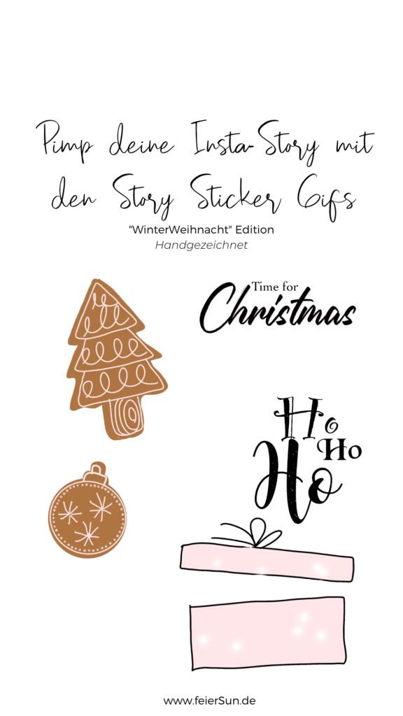 Mach deine Insta-Story individuell und verschönere sie mir meinen Gifs. Kleine Designelemente die sich bewegen und deine Instagram Story verschönern. Exlusiv und von mir selbst hangezeichnet. Mein Geschenk an dich. 
Lichterketten, Rahmen, Schneeflocken, Schriftzüge, Kekse, ein Mistelzweig inkl. Schneemann und Geschenke sowie andere schöne Winter-Weihnachts-Desings von mir HANDGEZEICHNET exklusiv für dich. 

#feierSun #giveaway #storysticker #gifs #feierSunFreebie #feierSuNDesign