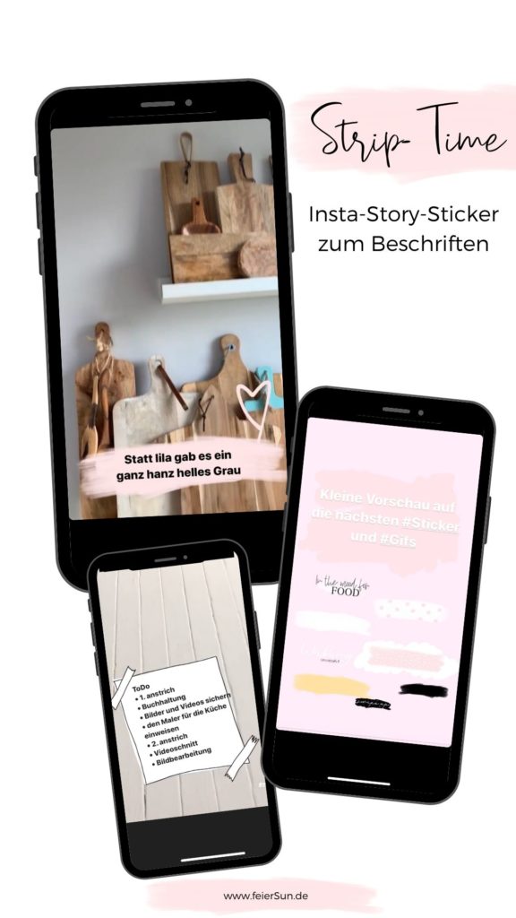 Strip-Time: Insta Story Sticker zum Beschreiben. Lade dir kostenlose Instagram Story Sticker herunter.
Story Stickers | Design Elemente kostenlos