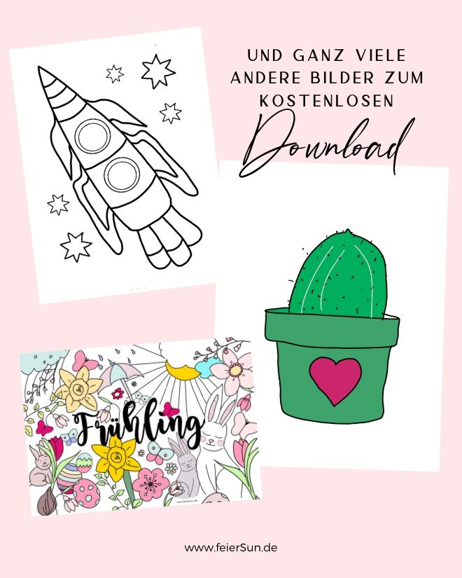 Über 50 Ausmalbilder für kleine und große Kinder und alle, die einfach mal 5 Minuten abschalten möchten. 



#feierSun #Ausmalbilder #kostenloserDownload