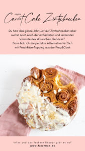 Das leckerste Rezept aller Zeiten für Möhrenkuchen Zimtschnecken. Die Carrot Cake Zimtschnecken sind super leckere vegane Zimtschnecken, veganer Carrot Cake. Rüblikuchen - Möhrenkuchen. Cinnamon Rolls with Carrot oder Kanelbullar #feierSun #CarrotCake #Zimtschnecken #CarrotCakeCinnamon