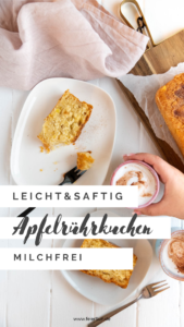Dieser Apfelrührkuchen ist leicht und saftig und super lecker. Er ist der perfekte Kuchen, nicht nur für Sonntags und du hast bestimmt alle Zutaten für dieses Rezept im Haus. #feierSun #Apfelrührkuchen #Rührkuchen #apfelkuchen