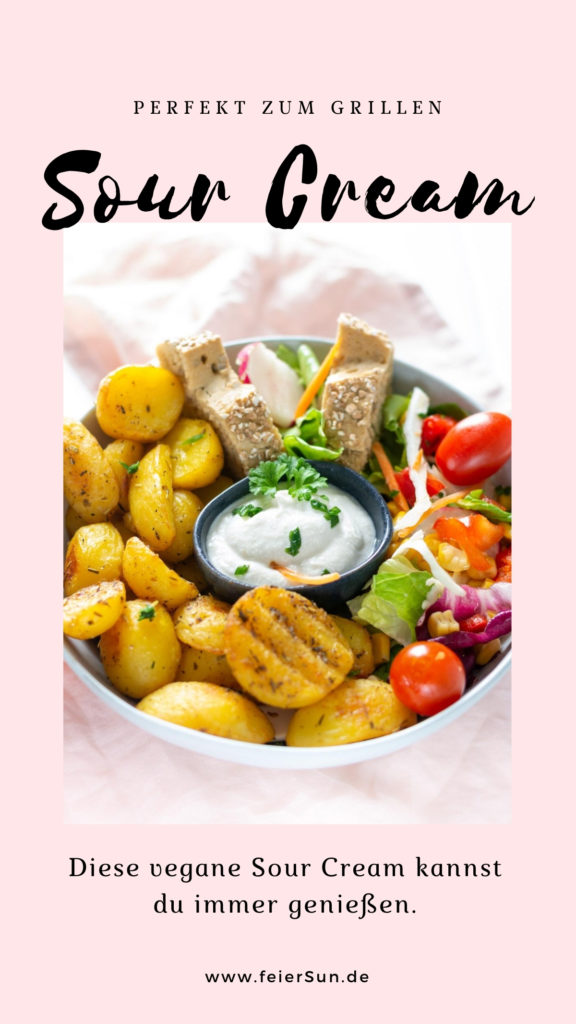 Verzicht war gestern! Verzichte nie wieder auf die leckerste Sour Crem ever! Sie ist nicht nur perfekt zum Grillen, denn diese vegane Sour Cream kannst du immer genießen.