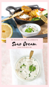 So machst du die leckerste Sour Cream ever! Diese Cashew Sour Cream ist superlecker, gesund und vegan. Dadurch das sie milchfrei ist, kann sie von jedem genossen werden.
