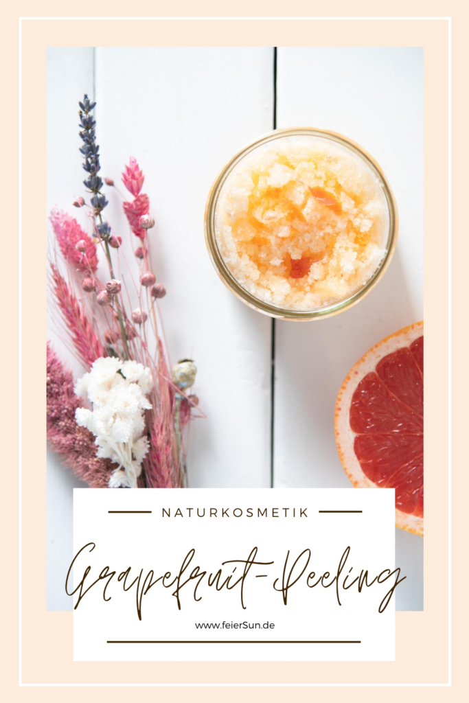 Das einfache Bodyscrub mit Wunderwirkung. Einfach zubereitet und so natürlich, dass du es essen könntest. Körperpeeling selber machen war nie so einfach und die Grapefruit hat wunderbare Eigenschaften.
