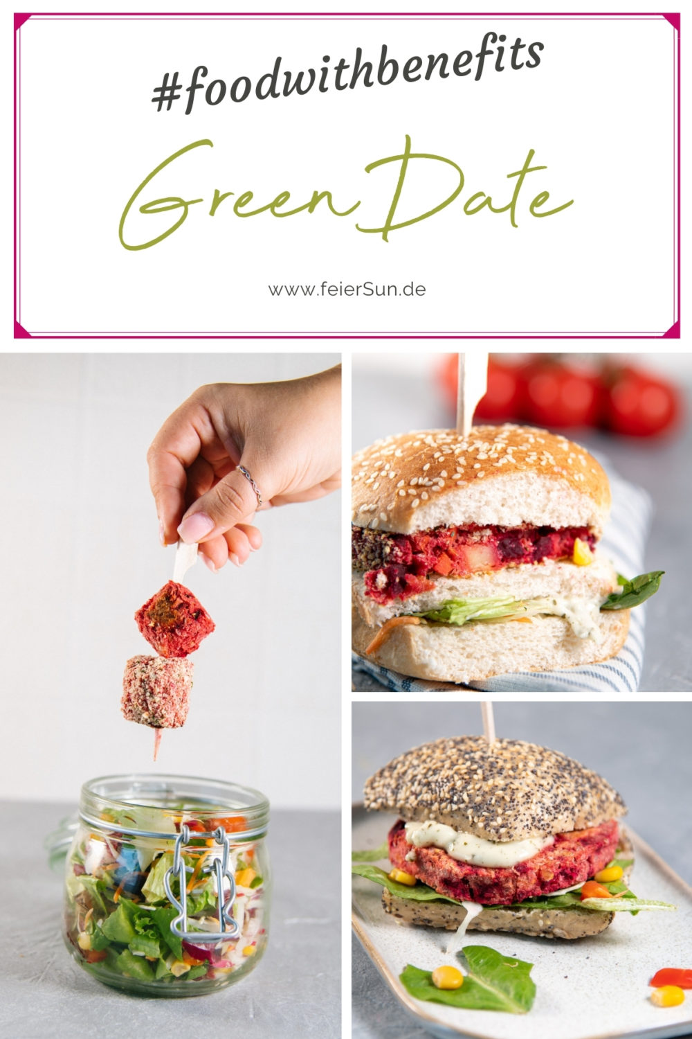 Mit GreenDate hast du leckeres #FoodwithBenefits. Super knackiges Gemüse und natürliches Superfood